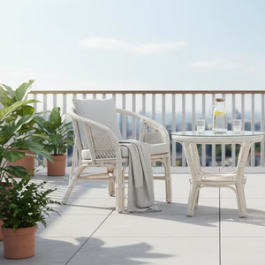 Juego de Muebles Modulares TAFANO para Sala de Estar y Exteriores, Hechos a Mano con Ratán/Mimbre, Diseño Antiguo Asiático - Product Image 1