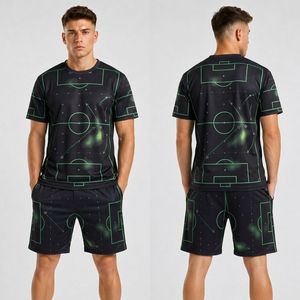 Conjuntos de Pantalones Cortos de Baloncesto para Hombre, Sublimados, de Poliéster, con Estampado de Texto Urbano en Negro y Naranja, de Alta Elasticidad - Product Image 4