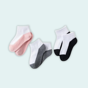 Chaussettes basses pour bébé, usage quotidien, en coton respirant, sûres, décontractées, style doux, anti-odeur, vente en gros, fabriquées au Vietnam - Product Image 1