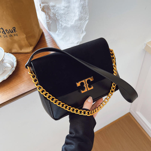 Factory Direct Wholesale Women's Vintage Faux Leather Casual Tote Bags with Chain Strap for Daily Use - Product Image 3