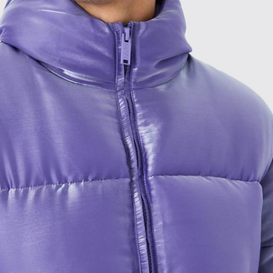 Custom Logo Stand Up Collar <b>Cropped</b> Quilted <b>Puffer</b> Men's <b>Jackets</b> Winter Outdoor <b>Jacket</b> Wholesale Heavy Weight <b>Puffer</b> <b>Jacket</b> - Product Image 4