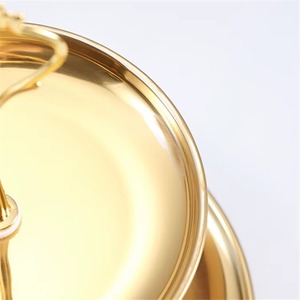 Elegant cake stand look elevates cake presentation High-end look at competitive pricing ideal for dessert <b>tables</b> and <b>buffets</b> - Product Image 5