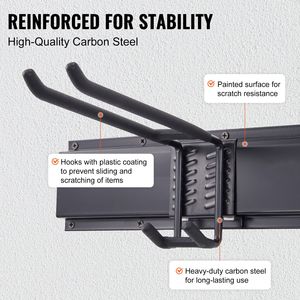 Scaffale da Garage e Giardino Resistente con 6 Ripiani Regolabili, Capacità Massima 800 Libbre, Organizzatore Attrezzi da Parete per Stoccaggio in Giardino - Product Image 3