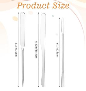 Espátula cosmética, herramienta para mezclar maquillaje, aplicador de crema para base con mango largo, herramienta de belleza para el cuidado de la piel, equipo profesional para salón de belleza - Product Image 2