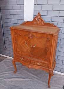 Victorian Style Entrance <b>Table</b> With Buffet Storage Antique Design Entrance <b>Table</b> Living Room Furniture Halfway Entryway <b>Table</b> - Product Image 1