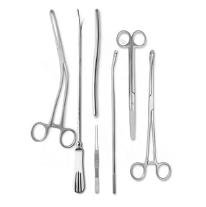 <b>Dressing</b> Forceps 9pcs Stainless Steel Manual Surgical Instruments High-Temperature Sterilizable Grip Surgical GS-DF-0010 Class I - Product Image 5
