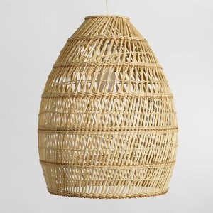 Sustainable <b>Rattan</b> Lampshade Handmade Woven <b>Pendant</b> Light Cover for Eco Home Hotel Light for Cafe Hotel Home Decor - Product Image 2