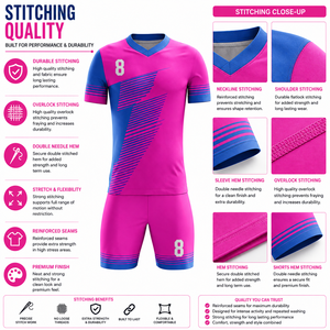 Ensemble de football unisexe personnalisé pour jeunes, uniforme de football personnalisé, kit de maillot d'équipe, OEM ODM, uniformes de football à marque privée - Product Image 6