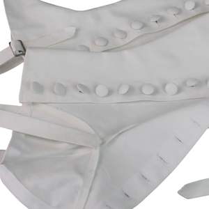 Polainas de lana negra diseñadas para uso histórico napoleónico francés o británico, por encima de la rodilla. - Product Image 4