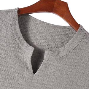 Camiseta sin mangas para hombre, estilo casual de verano, cuello en V, suave, cómoda, transpirable, ligera, a la moda - Product Image 5