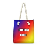 Sac à main en corde à motif spécial Belize pour femme, sac fourre-tout imprimé à la demande, sac à bandoulière durable et original pour les vacances pour fille