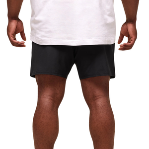 Shorts de sport pour homme, coupe ample, 7 pouces, poids lourd, entraînement, musculation, fitness, noir - Product Image 2