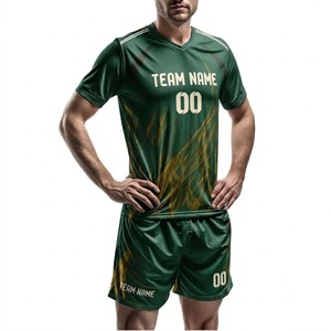 Maillot de football personnalisé, uniforme sportif de haute qualité, t-shirt performant anti-humidité pour professionnels, amateurs et écoles - Product Image 1