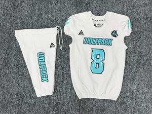Uniforme de Entrenamiento de Fútbol Americano Personalizado para Jóvenes, Color Blanco, Sublimación por Transferencia de Calor, Ropa Deportiva - Product Image 1