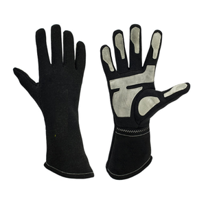 Kart Racing Gloves Custom Sublimated Driving Gloves Long Cuff Motorsport Gloves Synthetic Suede Palm Grip Racing Gear - Product Image 4