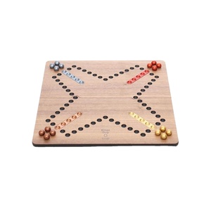 Juego de Mesa Jackaroo de Madera Grande Personalizado para 4 Jugadores, Juego de Estrategia Ecológico, Juego de Mesa de Madera para Viajes, para Clubes Sociales - Product Image 1