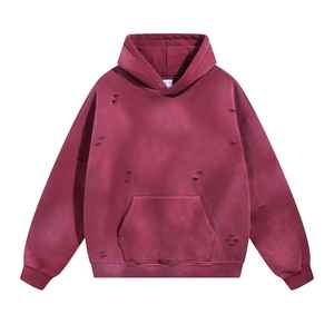 Sudadera con Capucha para Hombre, Estilo Vintage, Lavada con Ácido, Efecto Desgastado, Personalizada, de Felpa Francesa - Product Image 1