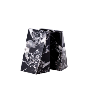 Professional Made Wholesale Custom Art Decoration Marble Stone Bookends New Design Onyx And Marble Bookend (MROMBE-027) - Product Image 1