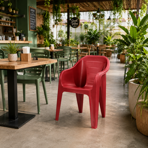 Chaise en plastique moderne et durable Jumbo avec design imperméable et garantie de 2 ans pour la maison, le bureau et le salon - Product Image 6