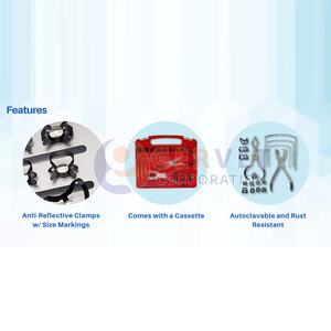 Instrumentos Dentales Manuales de Acero Inoxidable Duradero para Dique de Goma - Equipo Médico Reutilizable de Alta Calidad - Product Image 6