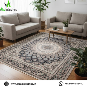Alfombra de Diseño Clásico |   Alfombra de Piso de Mezcla de Lana, Algodón y Seda |   Decoración para el Hogar de Fibras Naturales y Sintéticas Duraderas, Estilo 2026 - Product Image 3