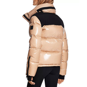 Women Winter Bubble <b>Jacket</b> Lightweight Puffer Coat Warm Quilted Hooded Outerwear Casual Fashion <b>Zipper</b> <b>Jacket</b> - Product Image 2