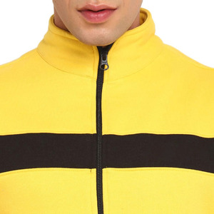 Pull à demi-zip vert foncé pour homme, couleur unie, respirant, coupe régulière, épais, idéal pour l'hiver, PIP-Pakistan 100% - Product Image 6