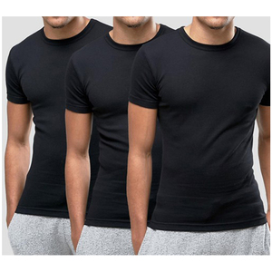 ชุดเสื้อยืดคอกลมแขนสั้นสีเทาพร้อมกางเกงวอร์มผ้าฝ้ายเจอร์ซีย์สีเทาสำหรับผู้ชาย - Product Image 3