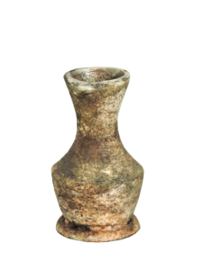 Rustic Metal Flower <b>Vase</b> - Small Distressed Antique Finish Bud <b>Vase</b> for Farmhouse Home Decor, Table Centerpiece, Floral Display - Product Image 1