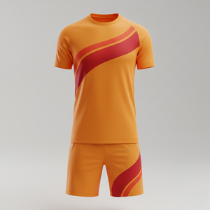 Maillot de football unisexe avec short Endurance Pro, ensemble deux pièces, kit d'entraînement de football, vêtements de sport à séchage rapide, OEM personnalisé - Product Image 1