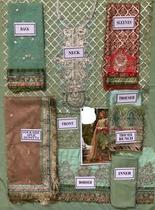 2022 Venta caliente vestido de novia indio paquistaní Salwar Kameez traje hecho de seda rayón viscosa tejido a mano para ocasiones especiales - Product Image 2