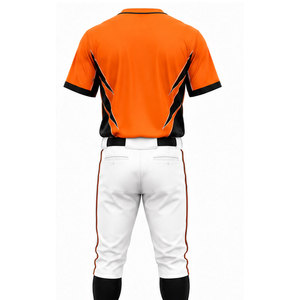 <b>Baseball</b> Uniform Athletic Training Wear Breathable 100% Polyester Moisture-Wicking Quick Dry Comfortable Stylish Men's <b>Baseball</b> - Product Image 5