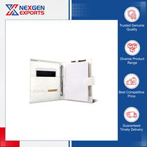 Profesionales en la Venta de Libretas de Anillas de Cuero PU de Tapa Dura, Calidad Estándar, Duraderas, con Bolsillo para Bloc de Notas, Precios Competitivos al por Mayor - Product Image 6