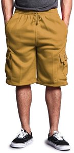 Men's Casual Elastic Waist Cotton Fleece Training Fitness Running Workout Gym Sports Shorts Quick Dry Breathable - Product Image 3