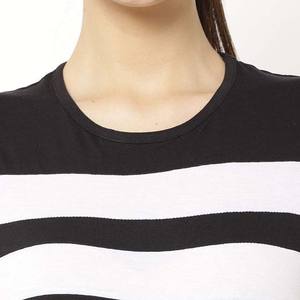 Camiseta de Verano de Alta Calidad Personalizada para Mujer, de Poliéster/Algodón, Ecológica, Lisa, de Color Sólido, con Impresión de Logotipo Totalmente Personalizada - Product Image 5