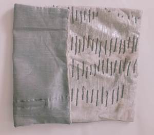 Square Embroidered Linen Cotton Cushion Cover Geometric Pattern Bohemian Style Home Decor - Product Image 6