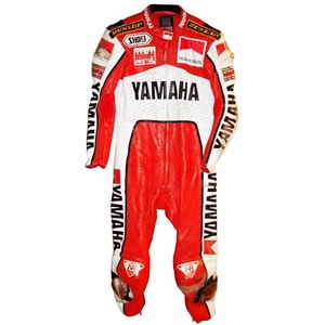 Traje de Carreras Wayne Rainey MotoCP Ramaha de 1 Pieza en Cuero Vacuno/Canguro para Motocicleta/Traje de Pista/MotoCp para Motociclistas - Product Image 1