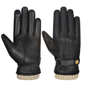 Gants en cuir imperméables d'hiver les plus vendus - Robustes, compatibles écran tactile, respirants et écologiques pour l'extérieur et les voyages - Product Image 1