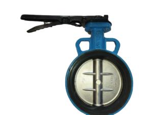 Cuerpo CI industrial 50mm SS 304 Válvula de mariposa tipo oblea con mango de potencia manual operado por palanca para agua Aceite Gas - Product Image 4