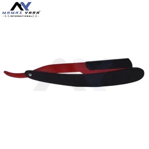Single Blade Stainless Steel Barber <b>Razor</b> <b>for</b> <b>Men</b> with Swing Lock Blade Holder Customized Packaging Straight Edge Shavette - Product Image 6