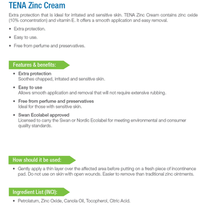 Crema de Zinc Tena 100ml - Product Image 2