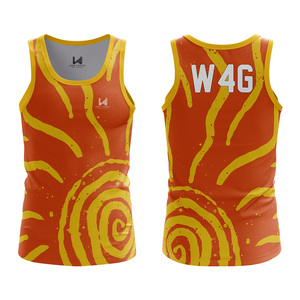 Débardeur Sportif Homme Vert à Col Rond en Tricot Imprimé par Sublimation Séchage Rapide avec Motif Personnalisé et Logo Avant – Idéal pour le Sport et les Jeux - Product Image 6