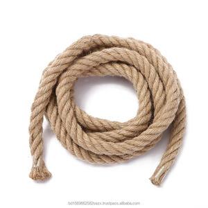 Cuerda de Yute Trenzada de 3-20 mm, 3/4 Hebras, 100% Natural, Ecológica, Duradera, Biodegradable, de Alta Calidad, Diámetro Exterior Personalizado - Product Image 6