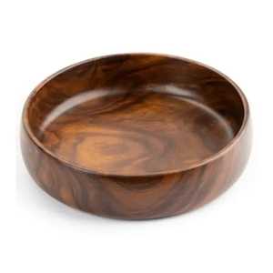 Juego de Tazones para Ensalada de Madera de Acacia Natural Ecológica, Cucharas para Servir, Diseño Moderno, Hecho a Mano, Duradero, Ligero, Utensilios de Cocina - Product Image 2