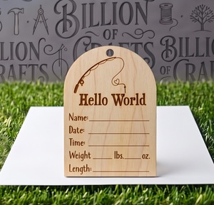 Wooden Personalized Baby Milestone <b>Cards</b> Mother's Day <b>Promotional</b> Novelty Gift First Birthday Keepsake Set Engraving Photography - Product Image 5