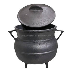 Caldero Ritual de Hierro Fundido Acanalado Ecológico de Alta Demanda con Tapa y Asa, Ideal para Quemar Incienso y Altar - Product Image 2