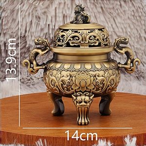 High End Arabic Bakhoor <b>Incense</b> <b>Burner</b> for Oud Chips Religious Use Metal Construction Designed for Luxury Interior Appeal - Product Image 4