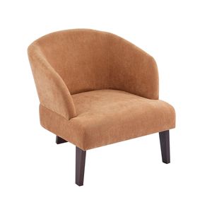 Sillón Moderno de Estilo Mid-Century para Sala de Estar, Dormitorio y Oficina, Respaldo Redondo, Patas de Madera, Sillón Suave - Product Image 6