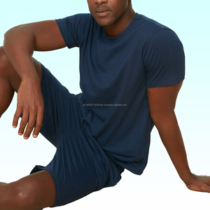 ชุดเซ็ตผู้ชายคุณภาพสูง ผ้าฝ้าย 100% รับสกรีนโลโก้ ไซส์ใหญ่ ระบายอากาศได้ดี น้ำหนักเบา เป็นมิตรกับสิ่งแวดล้อม ชุดลำลองฤดูร้อน 2 ชิ้น - Product Image 1