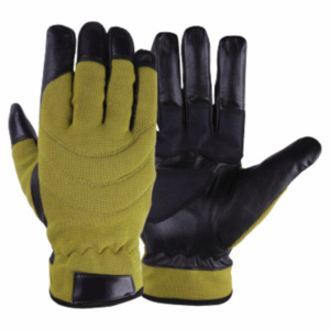 Gants de sécurité robustes en cuir de chèvre renforcé, certifiés CE, haute résistance aux chocs, doublure en aramide, anti-vibrations pour - Product Image 4